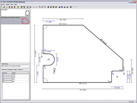 GLASMOD Main window